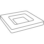 Soft Edge Square Platter 