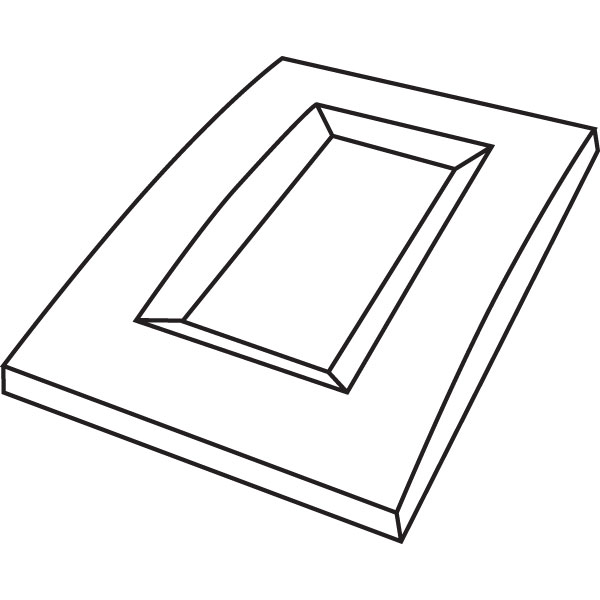 Fusing Mold Convex Dish 