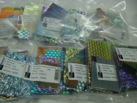  dichroic stukjes 100gr (black)