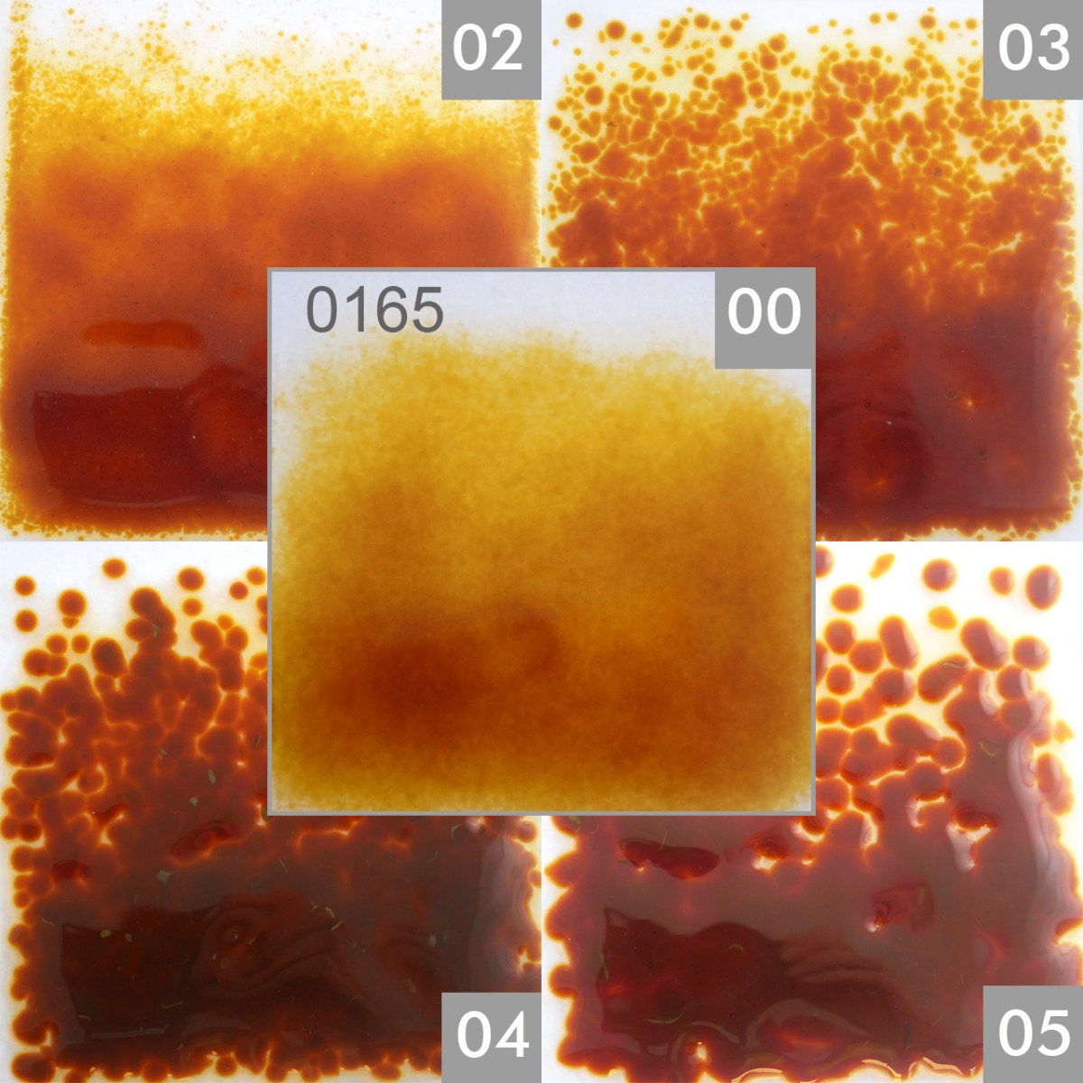 FF 0165 Amber semi-opaque 