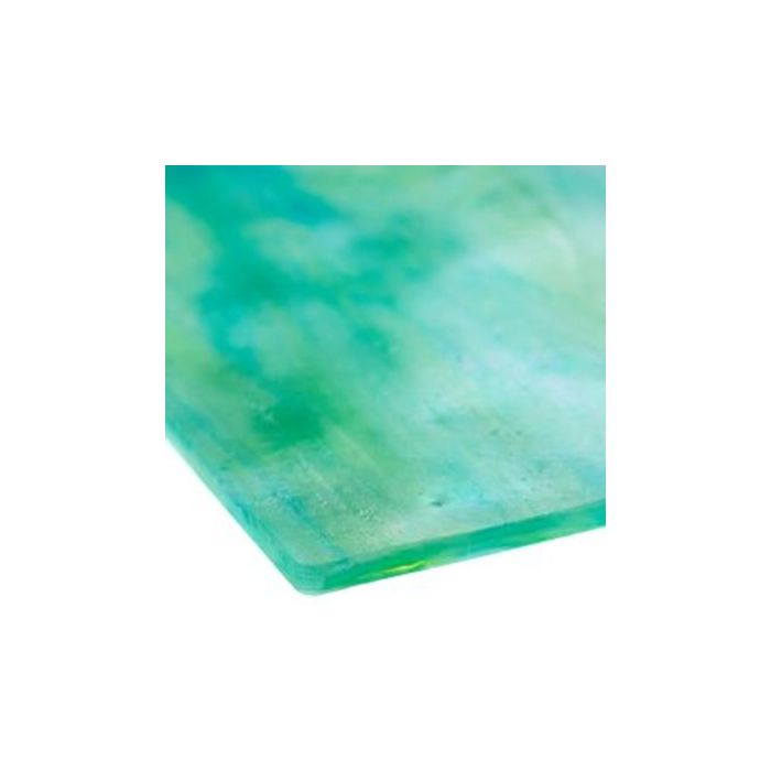 mr7033m semi transp.  light green dark green mottled iri