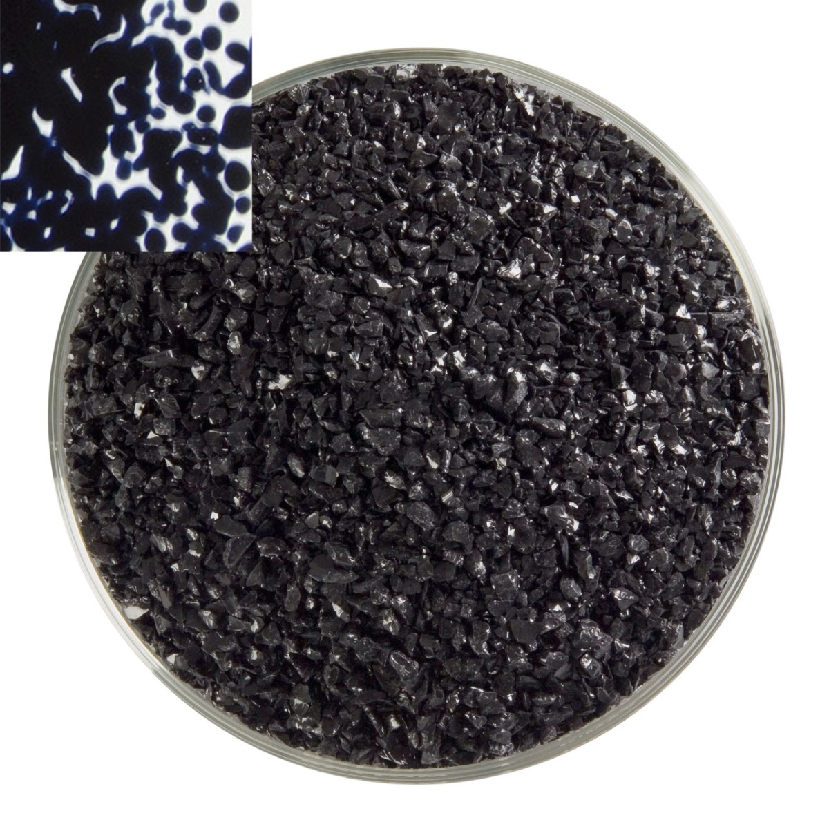 0102 opalescent blueish black medium 141gram