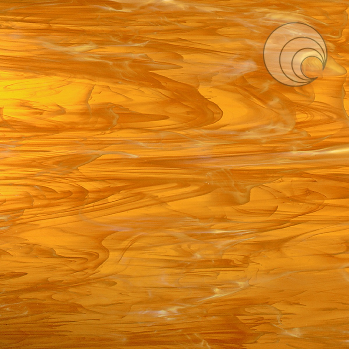 319-1f transp. amber white whispy 