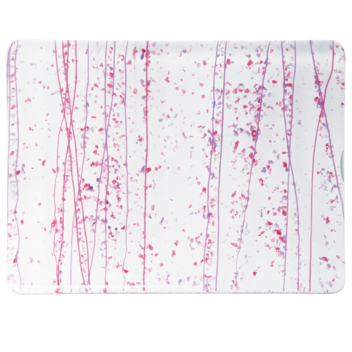 4234-00 Cranberry and Purple Frit, Cranberry and Purple Streamers