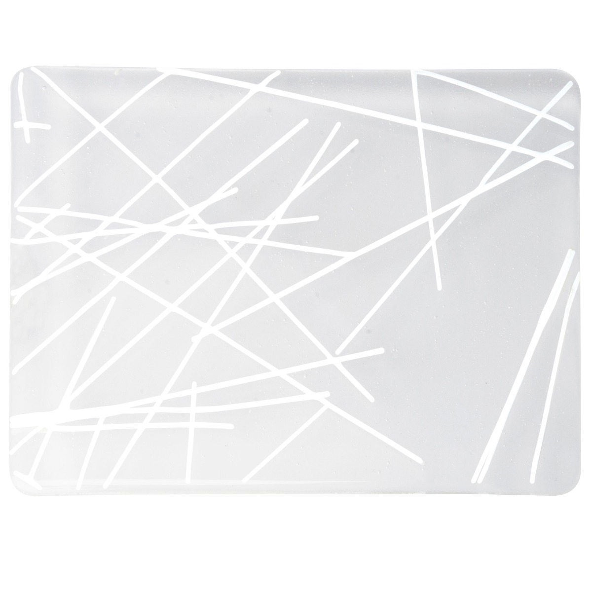  4437-00 White Chopstix Clear Base