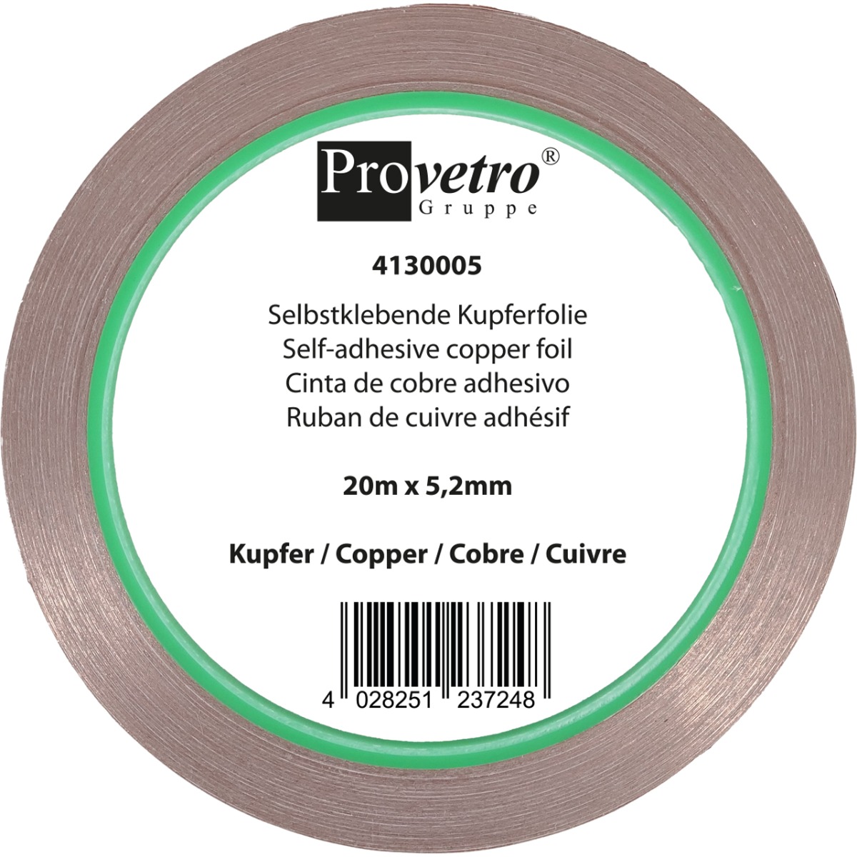 koperfolie koper 5.2mm 