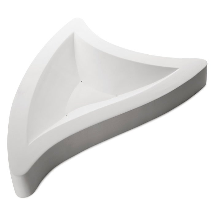 Fusing mold 3-sided dish 