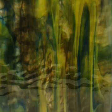 7086r green yellow blue semi- transp.  ripple 
