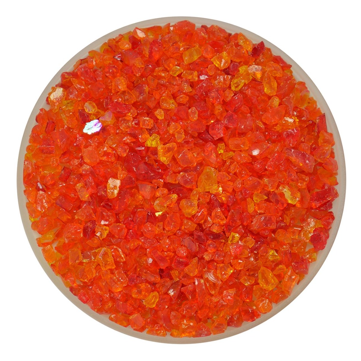 96-51 orange/red transp. coarse