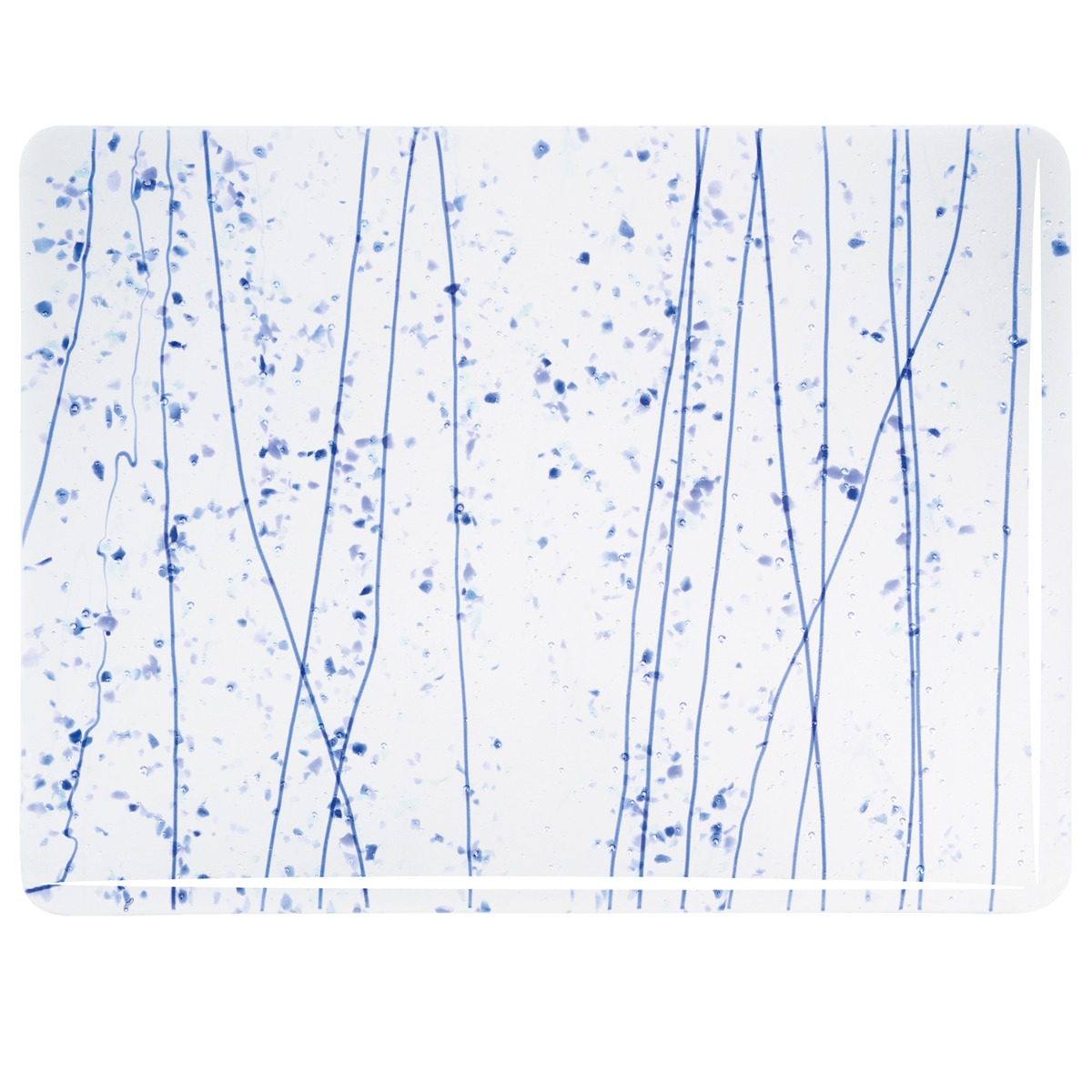 Cobalt Blue, Gray Blue, and Aqua Frit, Blue Streamers 4219-00