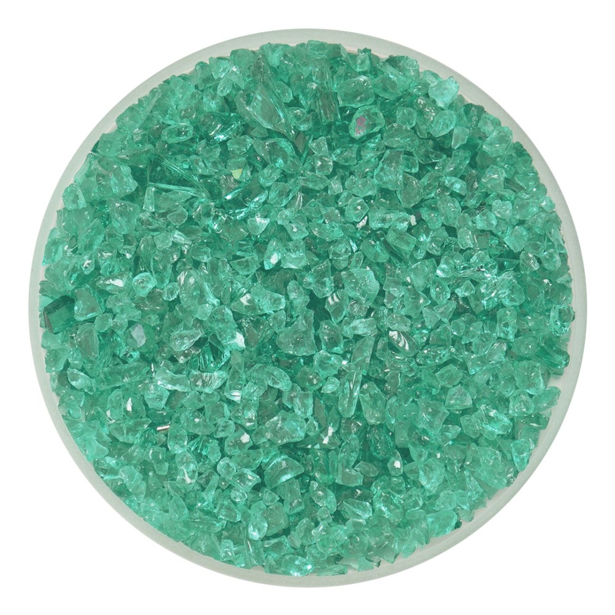 96-50 Turquoise green transp coarse 