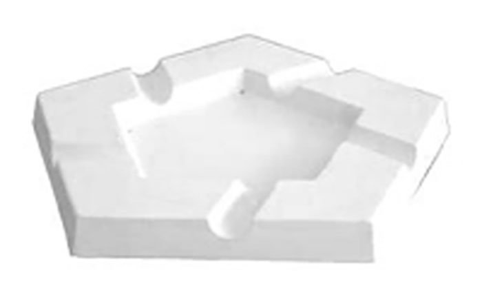 Fusing mold ashtray penta 