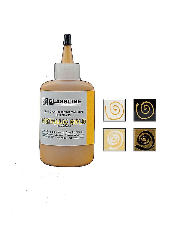 glassline metallic gold 