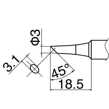 hakko soldeerpunt t19-c3