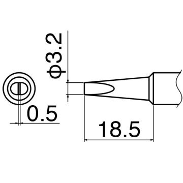hakko soldeerpunt t19-d32
