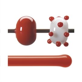 Glass rod 0024 F tomato red   