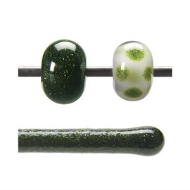 Glass rod 1412 F light aventurine green  