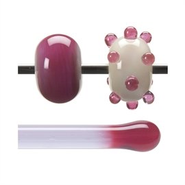 Glass rod 1342 F cranberry sapphirine  