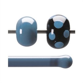 Glass rod 0046 F Bluestone Opaque 