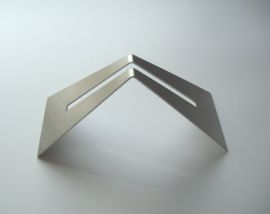 standaard klein rvs met afgerond hoeken