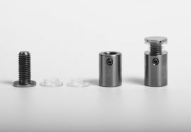 Distance holder for max 15mm glass