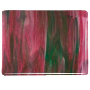 3345-30 Cranberry Pink, Emerald Green, White