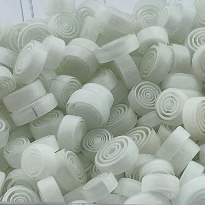 Witte swirl millefiori 