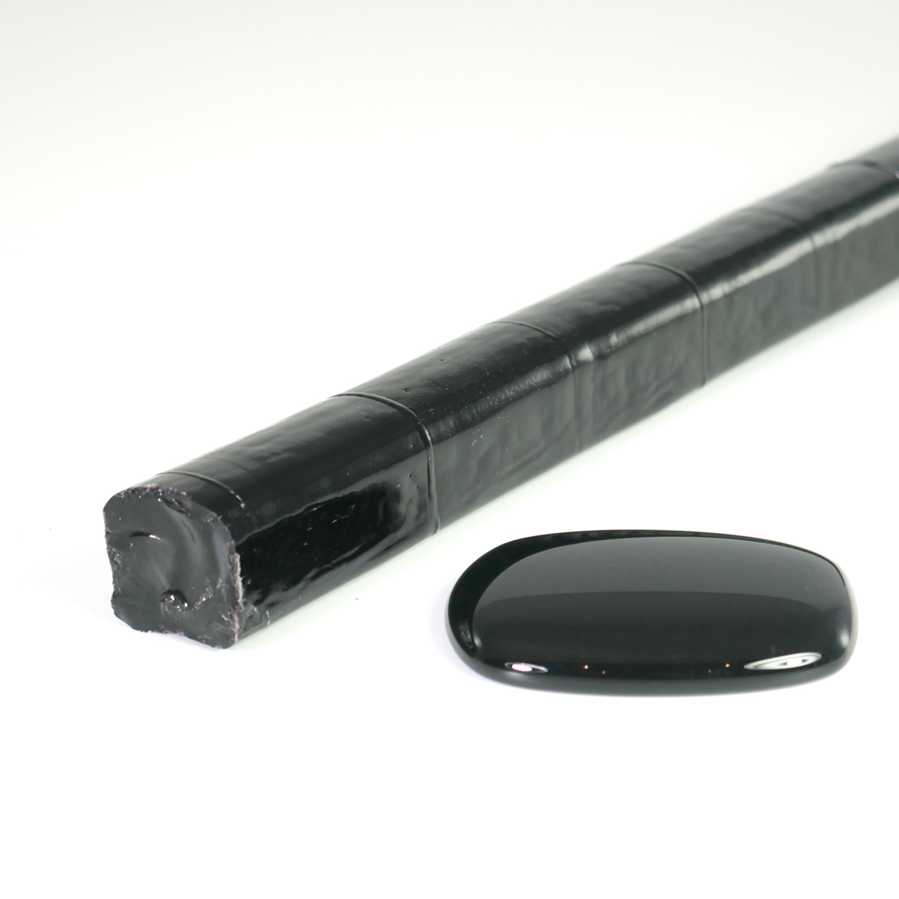  Liba Glass Rod COE 96 zwart  (kilo prijs)