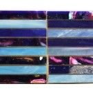 Blue Lagoon stripes van 1x6.5 cm