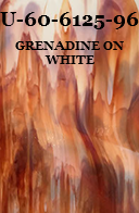 60-6125  Grenadine&Clear Transp ca29x30 cm