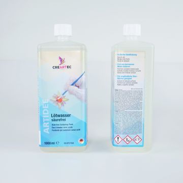 soldeervloeistof zuur-arm  liter verpakking