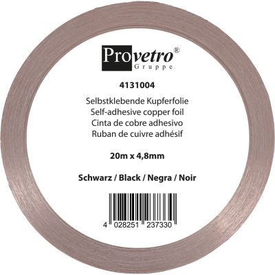 koperfolie zwart 4.8mm 