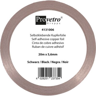 koperfolie zwart 5.6mm