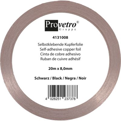 koperfolie zwart 8.0mm 